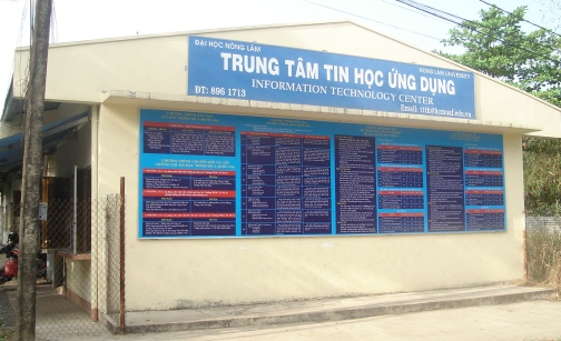 Nhà T4 - Trung Tâm Tin Học Ứng Dụng ĐH Nông Lâm